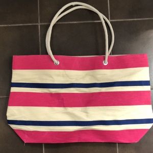 Striped Beach Bag or tote